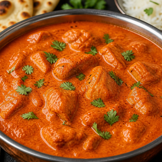 Butter chicken (pui in sos de rosii si unt)