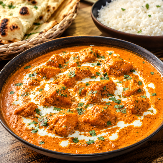 Butter chicken (pui in sos de rosii si unt)