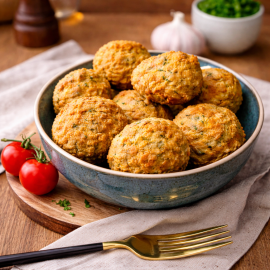 Chifteluțe pufoase de pui