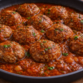 Chifteluțe marinate de porc