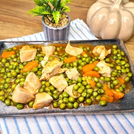 Mâncare de mazăre cu pui