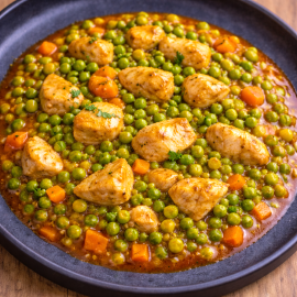 Mâncare de mazăre cu pui