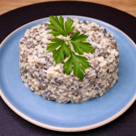 Salată de ciuperci cu maioneză