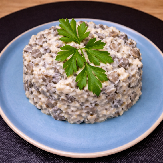 Salată de ciuperci cu maioneză