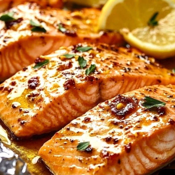 Somon file cu sos de soia